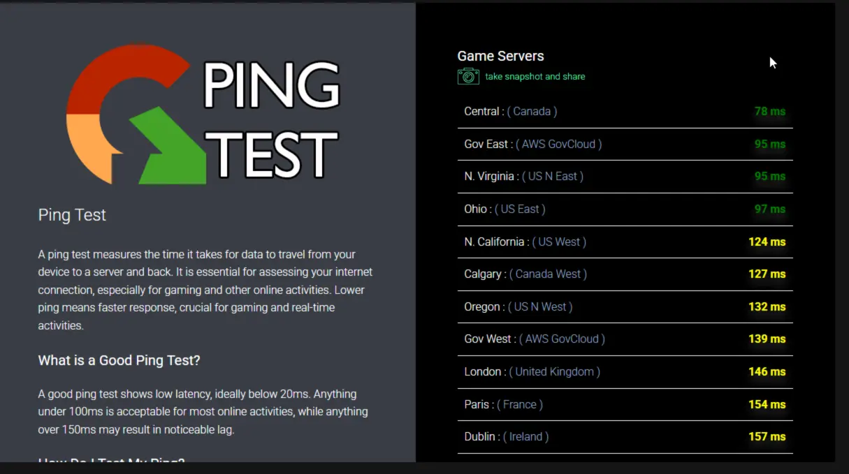 Canada Gaming Test