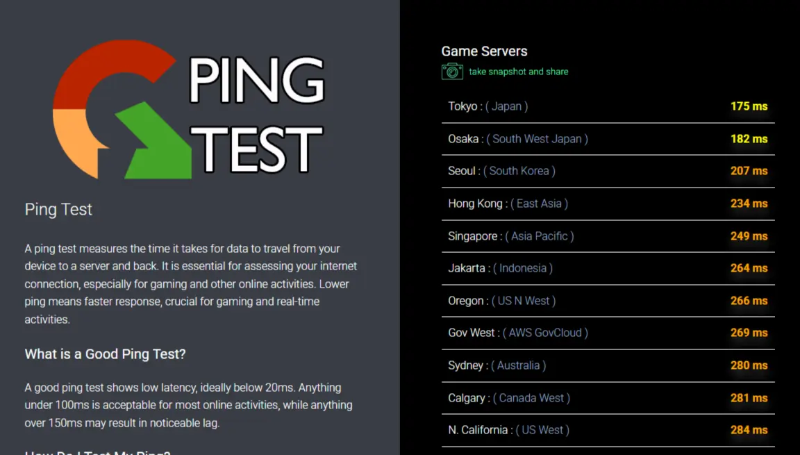 Japan Gaming Test